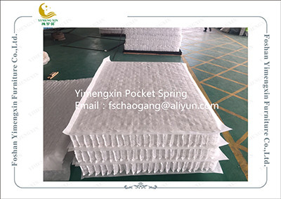 China Queen Size Pocket Spring Unit With Non Woven Fabric Cover supplier