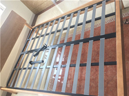 Sturdy metal bed frame, bed frame of various sizes, height adjustable bed legs.
