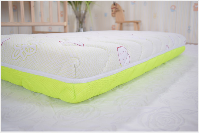 Memory Foam Baby Bed Mattress Fire Retardant Water Resistant Protect Spine