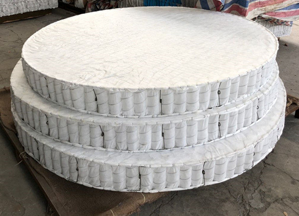 Round Mattress Spring Unit For Theme Hotels / Bonnell Pocket Continue Spirngs