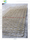 Mattress Electroplate Gold Plated Springs Net Coil Heat And Anti - Rust Treatment