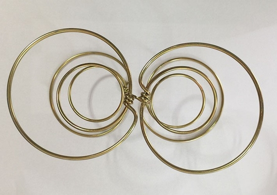 Bonnell Coil Gold Plated Springs For Sofa Seat Unit And Mattress Core Making