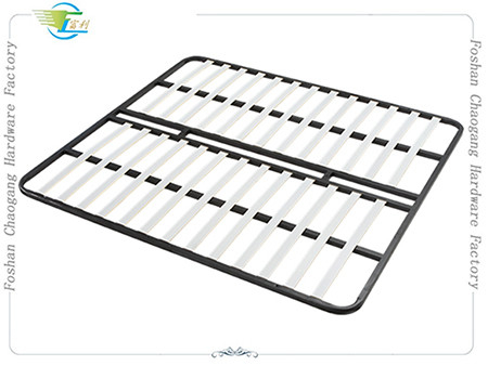 Morden Metal King Size Slatted Bed Frame , Strong Foundation Bed Frame