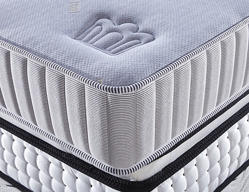 Diamond Design Pillow Top Mattress Topper , Foam Pillow Top Mattress Pad