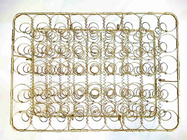 High Strength Gold Plated Wire Mesh Sofa Seat Springs , Rust Proof Spring Seat Bag Unit