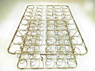 High Strength Gold Plated Wire Mesh Sofa Seat Springs , Rust Proof Spring Seat Bag Unit