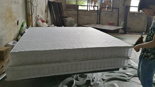 King Size Mattress Inner Pocket Spring System With 330gs Felt Fabric Cover