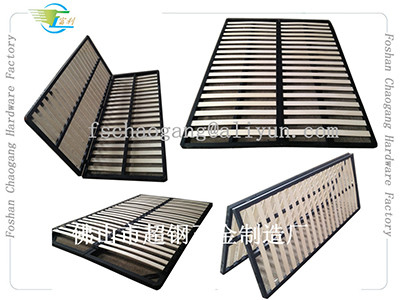 Hotel Hospital Foldable Metal Bed Frame, Foldable Metal Bed Frame Twin Xl