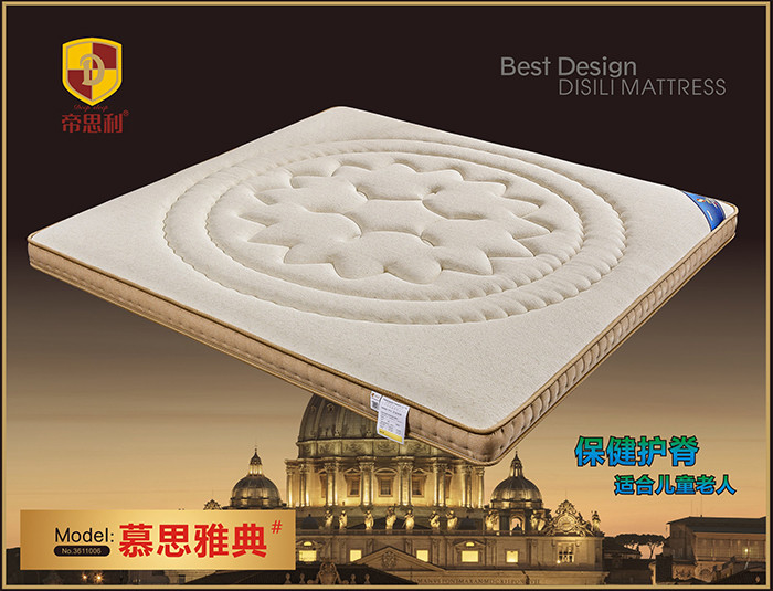 Eco Friendly Night Therapy Memory Foam Mattress Luxury Design Roll Up Packing