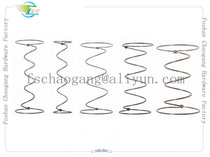 Steel Wire Mattress Spring Coil Hardware , Bonnell Upholstery Spring Units